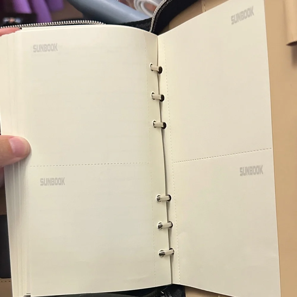 Teal and Beige Planner with Calculator - Picture 6 of 7